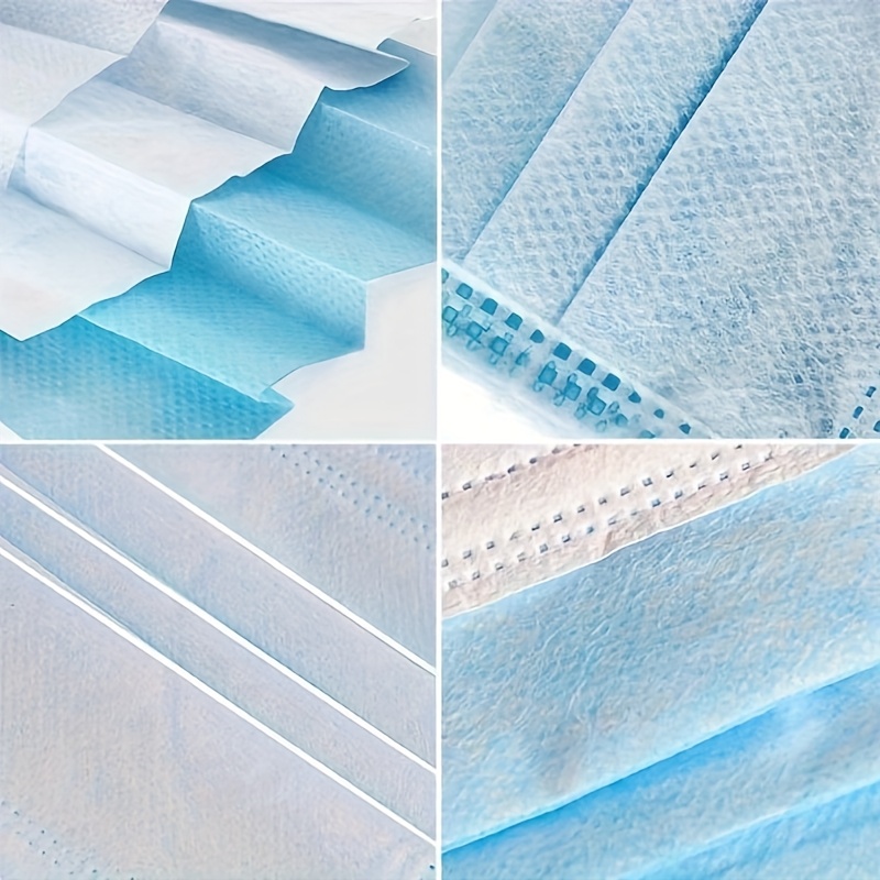 100Pcs Thick Blue Disposable P - Disposable Mask Blue review and price