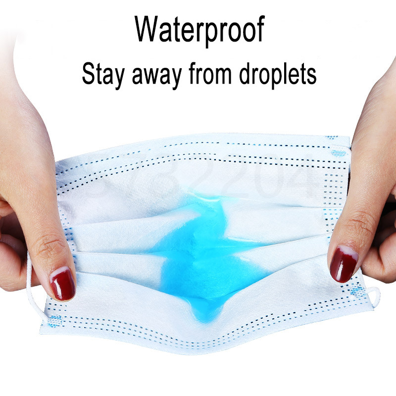 10/50/100/200PCS Disposable Ma - Disposable Mask Blue review and price
